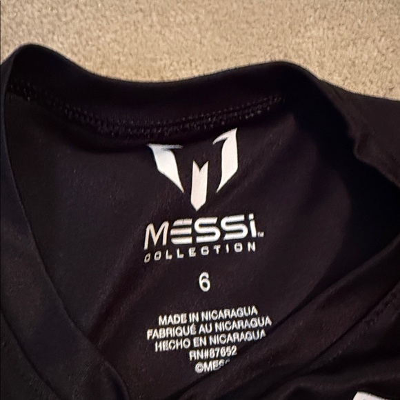 Kids Black Shirt Soccer Messi - Picture 3 of 3